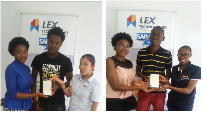 Winners for the Jolla SMS Competition.